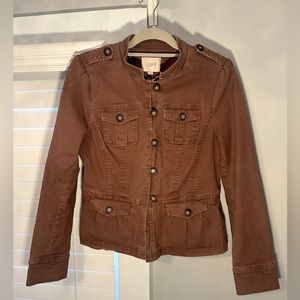 Ann Taylor Loft light weight tan/brown jacket.